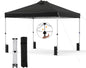 300 x 300 cm Pop up Canopy Tent 1 Person Easy Setup Gazebo Shelter with 1 Button Push