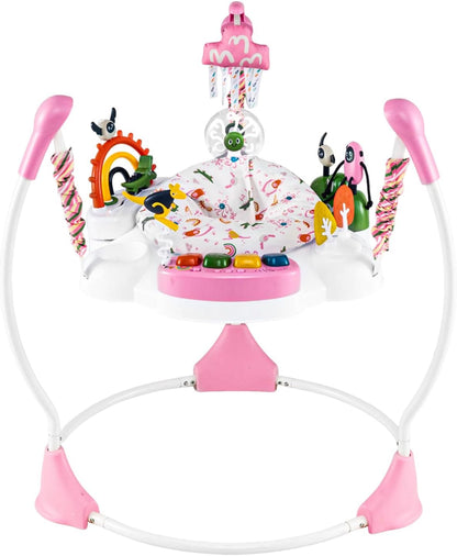 Baby Activity Center Baby Jumper and Bouncer with 6 Interactive Toys for Babies Age 6 Months +
