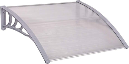 100 x 100cm Polycarbonate Door Awning Canopy