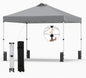 300 x 300 cm Pop up Canopy Tent 1 Person Easy Setup Gazebo Shelter with 1 Button Push