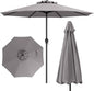 2.5M Heavy Duty Patio Umbrella with Crank Handle