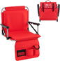 Foldable Stadium Seat, Padded Camping Chair with Back Support