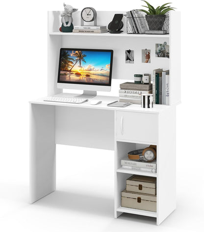 Computer Desk, Modern Writing Workstation PC Laptop Table