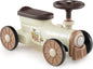Toddler Foot to Floor Sliding Walker with Train Whistle Sound, Steering Wheel