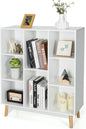 8 Cube Wooden Freestanding Bookshelf Side Cabinet