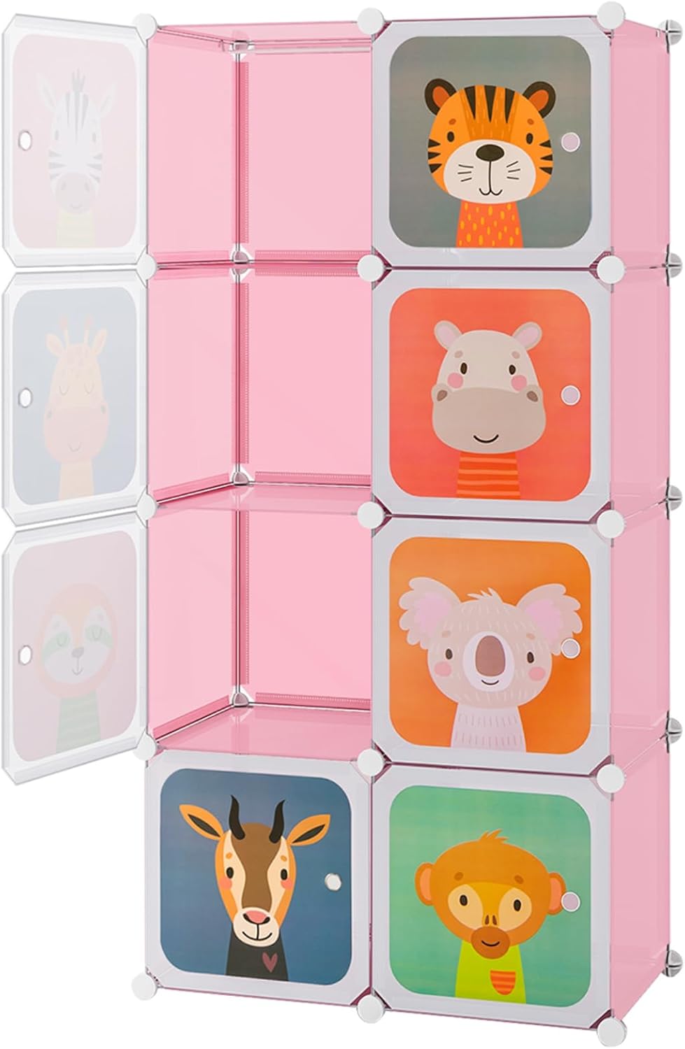 8/12 Cube Portable Kids Wardrobe with Hanging Section