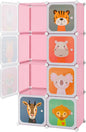 8/12 Cube Portable Kids Wardrobe with Hanging Section