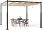 3.1m X 3.1m Metal Pergola with Retractable Roof