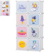 8/12 Cube Portable Kids Wardrobe with Hanging Section
