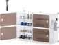 46/8/10 Tier Shoe Storage Cabinet with Removable Shelves