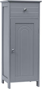 Floor Standing Wooden Cupboard with Single Door and Drawer