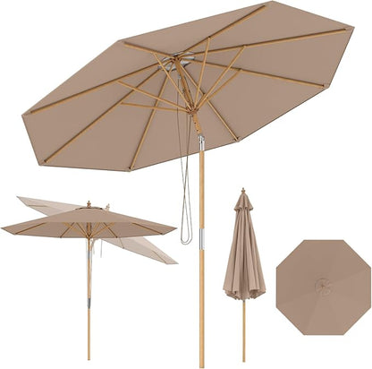 2.3M Garden Parasol, Outdoor Heavy Duty Umbrella