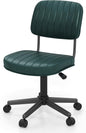 PU Leather Office Chair, Ergonomic Swivel Computer Desk Chair with Wheels