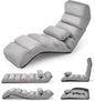 Folding Sofa Bed, 5-Position Adjustable Lazy Floor Sofa Chair Bed