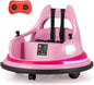 12V Kids Ride On Bumper Car with Dual Joysticks and 5 Light Effects