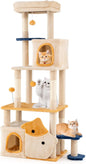 Cat Tree, Multi-Layer Cats Tower with Plush Perch, Condo