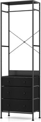 Freestanding Closet Organizer Clothes Rack with Drawers