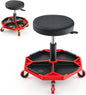 Rolling Mechanic Stool with Wheels & Tool Tray