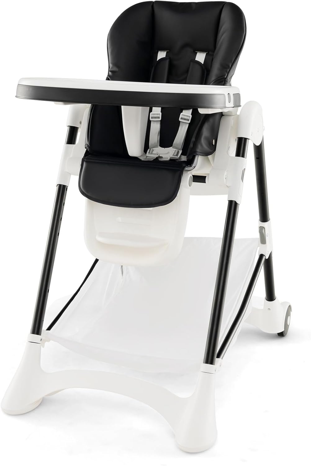 Folding Infants Highchair with Storage Basket