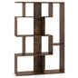 6-Cube Open-back Geometric Bookshelf with Anti-tip Kits
