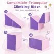 6 Pieces Foam Climbing Blocks Soft Play Climbing for Toddlers with Tunnel