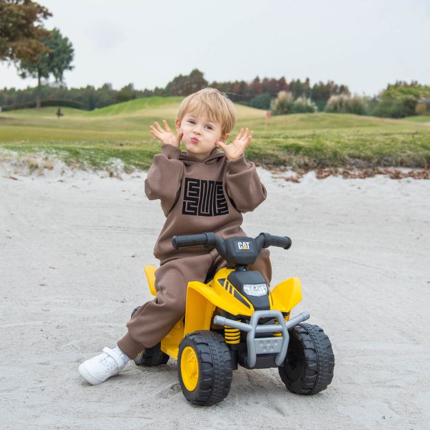6V Kids Ride on ATV CAT Licensed Quad Car with Horn Sound