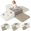 6 Piece Foam Climbing Toys for Toddlers with PU Leather Cover