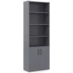 6-tier Modern Style Bookcase with Adjustable Shelves