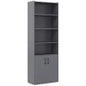 6-tier Modern Style Bookcase with Adjustable Shelves