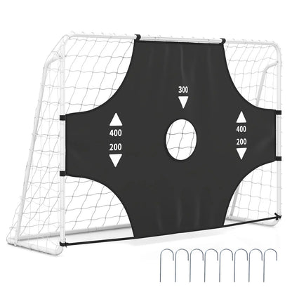 7 x 5 ft Soccer Goal Set for Backyard with Removable Target Cloth