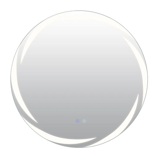 600mm/700mm Round Bathroom Mirror with LED Lights