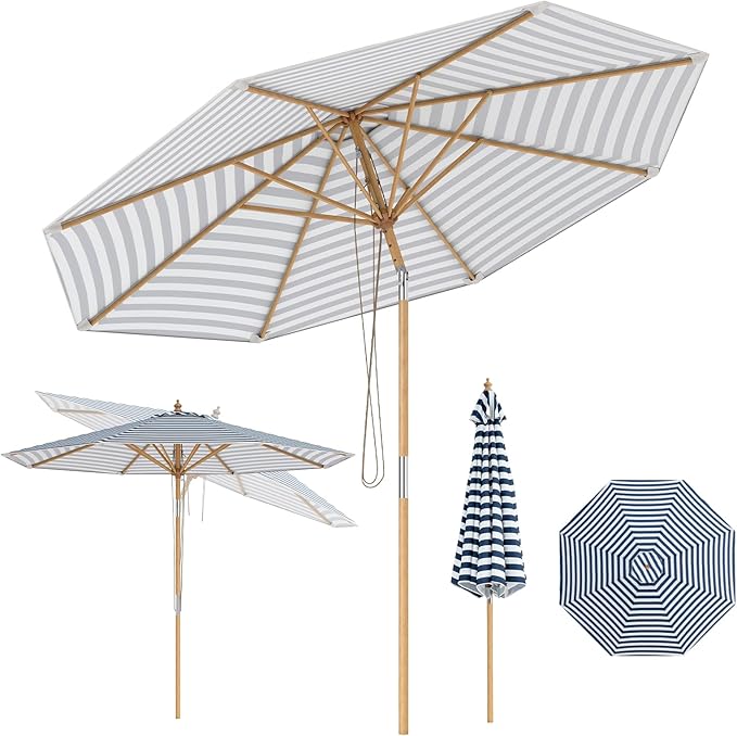 2.3M Garden Parasol, Outdoor Heavy Duty Umbrella