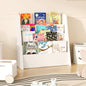 4-Tier Kids Bookshelf with Deep Compartments for Kids Bedroom