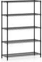 3/4/5/6-Tier Metal Shelving Unit, Adjustable Wire Storage Shelves with V-shaped Shelving Rack