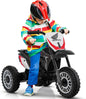 Honda Licensed Kids Ride On Motorbike with Horn Anti-slip Handlebars
