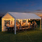 10 x 20FT Carport, Heavy Duty Car Canopy with Water-Resistant PE Tarp