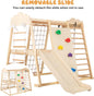 8-in-1 Indoor Jungle Gym for Kids Wooden Montessori Climbing Toys