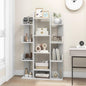 Tree Bookshelf Corner Books Storage Organizer with 13 Open Shelves