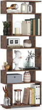 6-Tier Bookshelf with 2 Anti-Tipping Kits for Home Office