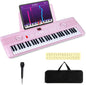 61 Key Keyboard Piano with Microphone for Beginners Kids Adults