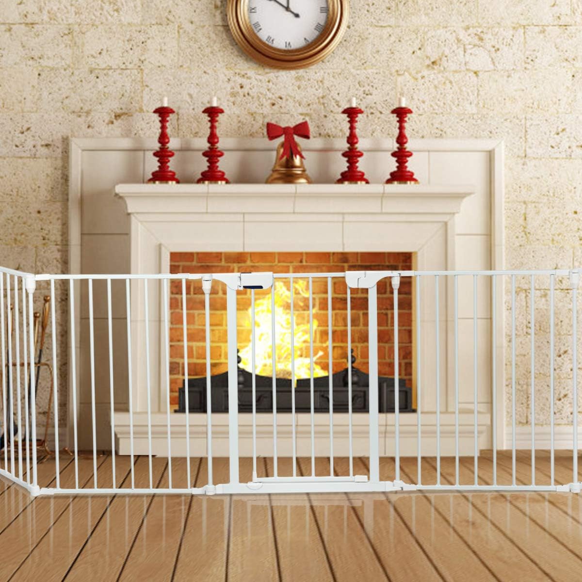 Metal Baby Safety Playpen with Automatically Close Door
