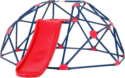 Toddler Climbing Frame Monkey Bar Jungle Gym with Fabric Cushion