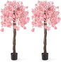 163CM Tall Artificial Cherry Blossom Tree with Flowers