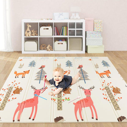 Double-Sided Extra Large Foam Playmat with Carrying Bag