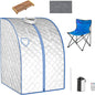 3L Portable Steam Sauna with 9-Level Temperature and Folding Chair