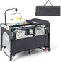 Foldable Baby Bedside Sleeper with Bassinet