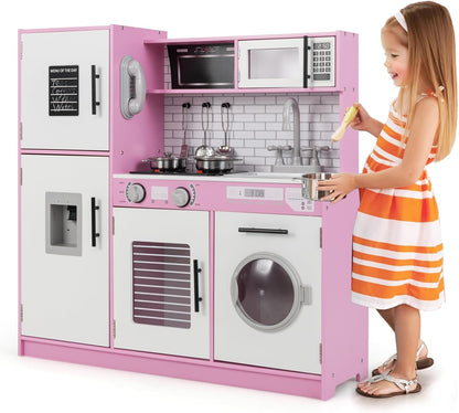 Play Kitchen Toy Set with Oven and Washing Machine for Aged 3+ Years Old