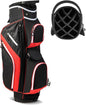 Golf Cart Bag, Golf Trolley Bag with 14 Way Dividers, Cooler Bag