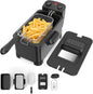 3L/5L Deep Fat Fryer, 2000W Electric Deep Fryer with 1/3 Removable Basket