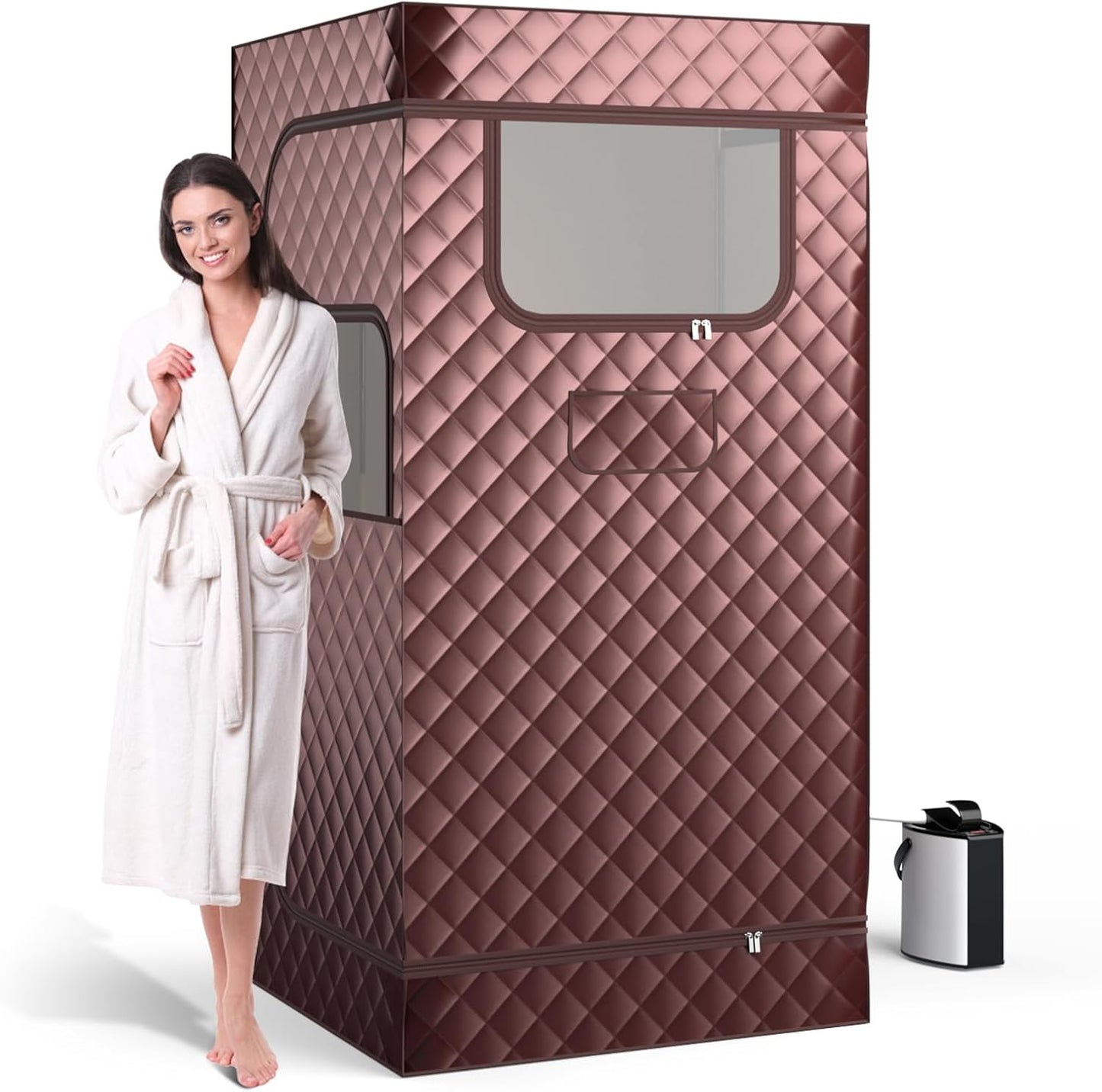 Portable Steam Sauna for Home with 3L Steam Generator